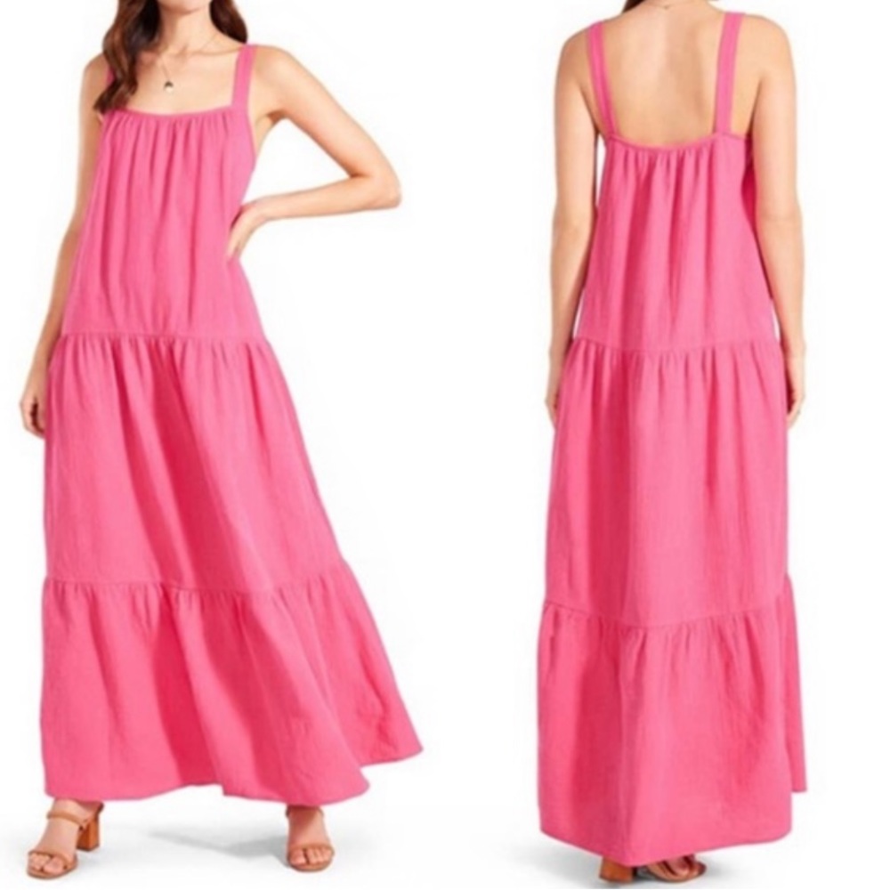 NWT BB Dakota by Steve Madden tiered maxi dress